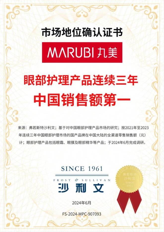 1 背后是战略、技术和大趋势的胜利AG旗舰厅丸美稳居眼部护理TOP(图1)